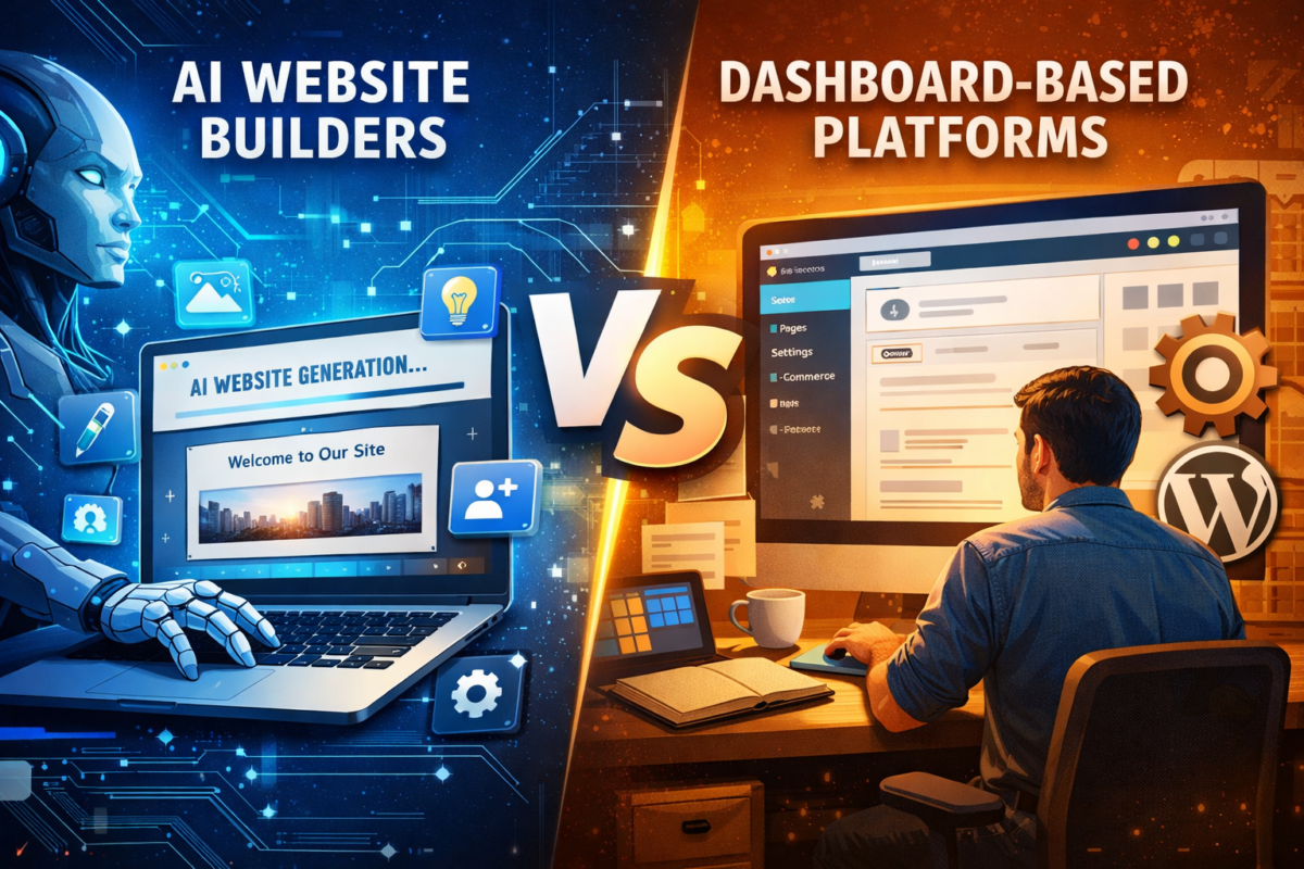 AI Website Builders vs Dashboard-Based Website Platforms